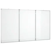 Vidaxl Magnetna tabla zložljiva 120x80x1,7 cm aluminij