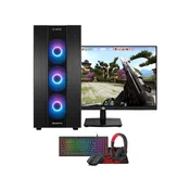 ANNI računalniški komplet Gamer Optimal i5-14400F/16GB/1TB SSD/Windows 11 Home/RTX 5050/črna/monitor, tipkovnica, miška