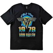 Van Halen World Tour 78 1 Black XL Majica