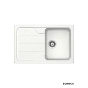 Schock Granitna ugradna sudopera Formhaus D100S, 78x50cm, Bela