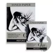 Blok Toned Paper Clay 50L 120g Fabriano SIVI 29,7x42 cm