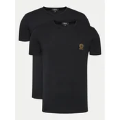 Versace Set t-shirt majica? AU10193 Crna Slim Fit