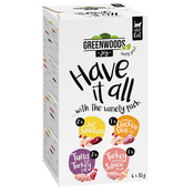 Mešano poskusno pakiranje Greenwoods Joy 6x85 g Miks: 4 vrste