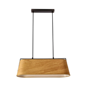 Luster na sajli MILBURY 2xE27/40W/230V braon