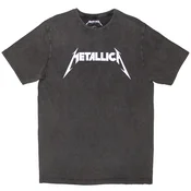 Metallica Logo Charcoal Grey M Majica