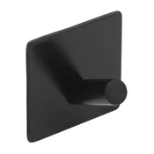 Samolepilna kljuka, kvadratna, črna mat - Črna - 45x45x25 mm - Sapho - 24 - Iz nerjavečega jekla - Kljuka - Kvadratni - 45 - 45 - 25 - 14