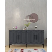 Hanah Home Konzolni sto Ressi, 150x75x35 cm, Antracit
