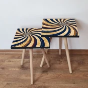 Hanah Home Set klub stocica 2Shp19, 2 komada, Šareni