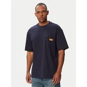 HUGO Majica Nevado 50564045 Mornarsko modra Loose Fit
