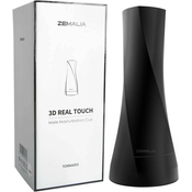 Zemalia 3D Real Touch - realisticna umjetna vagina u futroli (crna-naturalna)