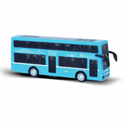 Djecja igracka Rappa - Autobus na kat, 19 cm, plavi