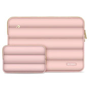 slomart Torba za prenosnik 13-14 Tech-Protect Puffy - roza