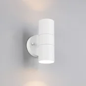 Trio Lighting Zunanja stenska svetilka Turia, bela mat, višina 16 cm, kovina - Sodobni - bel mat - Aluminij