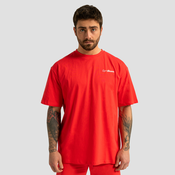 GymBeam Muška oversized majica Limitless Hot Red L