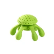Igralka pes OCTUPUS MINI float. iz pene TPR, zelena KW