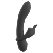 Couple Choice - obroček za penis in G-točka vibrator (siv)