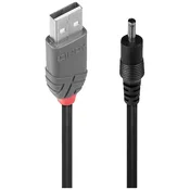 Lindy Adapterski kabel USB A muški - DC 3,5/1,35 mm muški, , 70266