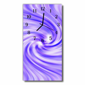tulup.si Steklena navpična ura Vijolična vortex tunel 30x60 cm