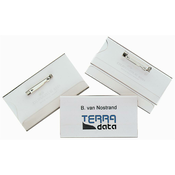DURABLE IDENTIFIKACIJSKE KARTICE 40X75MM (8001), 100 KOS, VARNOSTNA SPONKA
