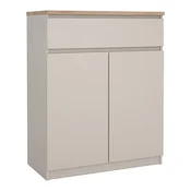 Kremno bela komoda 80x100x40 cm Naia – Tvilum
