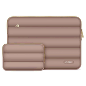 slomart Torba za prenosnik 13-14 Tech-Protect Puffy - rjava