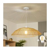Brilagi - LED luster na sajli CERIA BOHO 1xE27/40W/230V precnik 70 cm braon