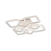 JUST LIGHT. GmbH LED-stropna svetilka Crystallo, pravokotna, bela, železo, 3.000 K - Dnevna soba / jedilnica - Sodobni - Kovina