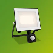 Philips LED zunanji reflektor Lois UE senzor, 14 W, 3.000 K IP65 - antracit, bela - Aluminij