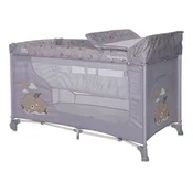 Krevetic za bebe na 2 nivoa Lorelli - Moonlight, Grey dream