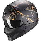 Otvorena kaciga Scorpion EXO-COMBAT EVO Rockstar crno-zlatna