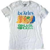 The Beatles Vintage Ob La Di (Back Print) Pale Blue L Ženske Majica