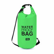 Vodootporna torba Dry Bag 15L/ zelena
