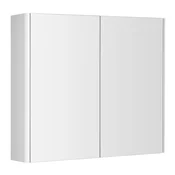 DENEB omarica z ogledalom 80x70x18cm, bela mat - Bela mat barva - 80x70x18 cm - Aqualine - DENEB MIRROR CABINET - 24 - MDF/laminat - Lepilo - Drugo - 3-delne tuš kabine - 800 - 700 - 180 - 14