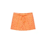 Pull&Bear Hlače oranžna / temno oranžna