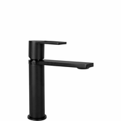 REA FLIP Black Nizka armatura za umivalnik