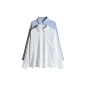 The Set Bluza svetlo modra/bela