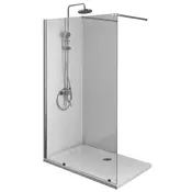 SANOTECHNIK pregradni zid za tuš kabinu SMARTFLEX 140 x 195 (N8400)