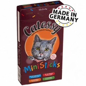 12x4 različne Catessy Mini-Sticks (po 2 g) za mačke