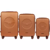 SWL03 SWALLOW, Set od 3 ABS+ kofera (L,M,S) Wings, SMEĐI