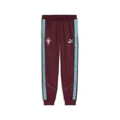 PUMA Portugal KING Slim Anthem Pants Men, Football, Ruby Shimmer/Sea Glass, S
