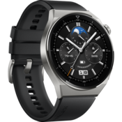 Huawei Watch GT 3 Pro/46mm/srebrna/legantni trak/črna