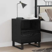 Ormaric za krevet Crni hrast 40 x 35 x 50 cm Konstruirano drvo