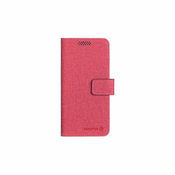 SWISSTEN preklopni etui za mobitel, velicina XL, 158 x 80mm, tekstil, crvena