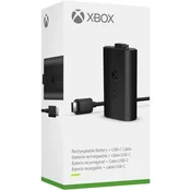 Microsoft Xbox akumulatorska baterija za ploščke XBOX + USB-C kabel