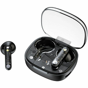 Slušalice Streetz T150, bežične, bluetooth, mikrofon, in-ear, crne T150-BLK