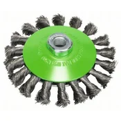 BOSCH Pletena pljosnata cetka 115, nerdajuca 2608622109, 115 mm, 0,35 mm, M14