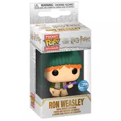 FUNKO POP Keychain: HP Holiday - Ron (WMT), privezak