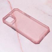 TELEMPIRE Maska za iPhone 14 6.1 Carbon Crystal providno-roze