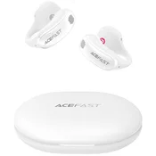 Bluetooth slušalke Acefast Aceclip Pro BT 5.4 z dvema mikrofonom za odpravljanje hrupa, 400mAh, IP55 - white