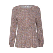 SAINT TROPEZ Bluza Gisla svetlo modra/pastelno zelena/pastelno rdeča/bela